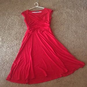 My Darling Red Flare Dress